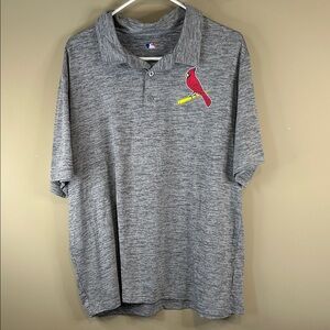 Gray St. Louis Cardinals Polo